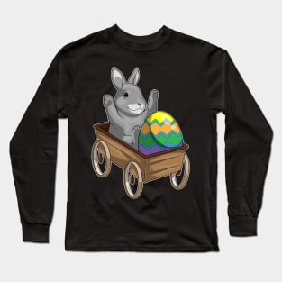 Bunny Easter Easter egg Carriage Long Sleeve T-Shirt